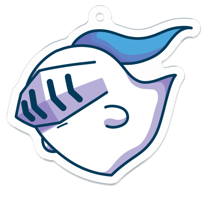 アクリルキーホルダー - 50 x 50 (mm)