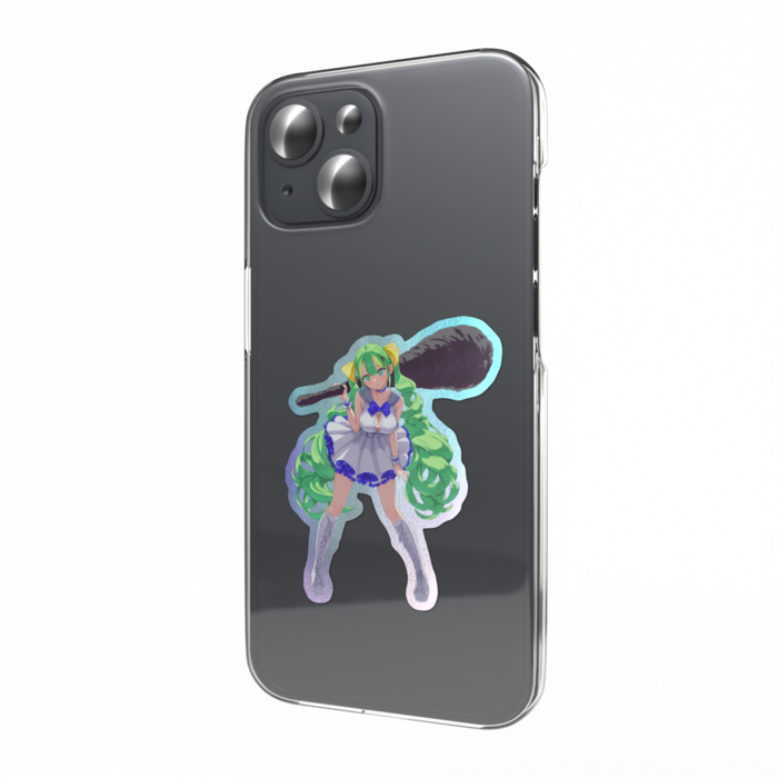 オーロラスマホステッカー - 縦