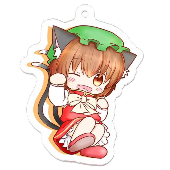 アクリルキーホルダー - 50 x 50 (mm)