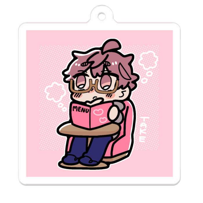 アクリルキーホルダー - 50 x 50 (mm)