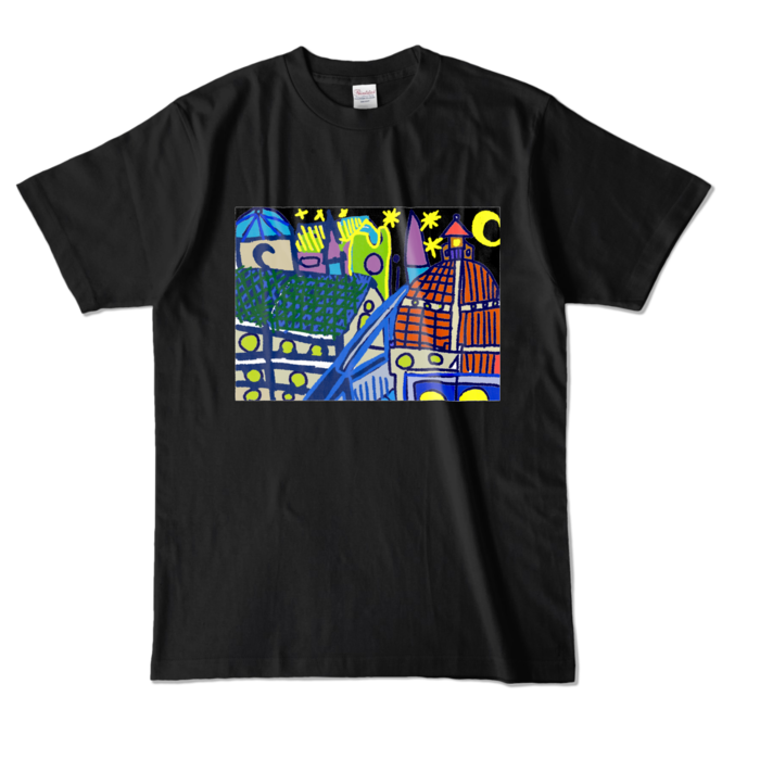 カラーTシャツ - L - ブラック (濃色)