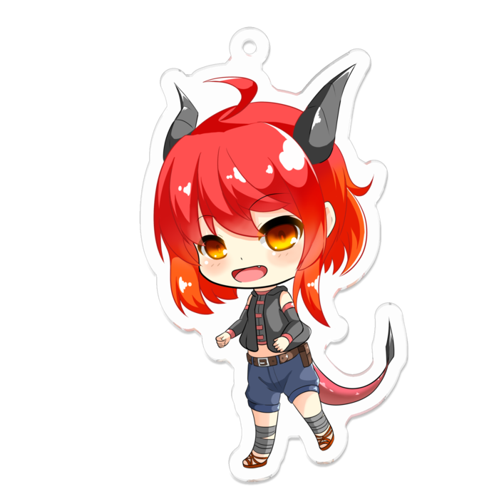 アクリルキーホルダー - 70 x 70 (mm)