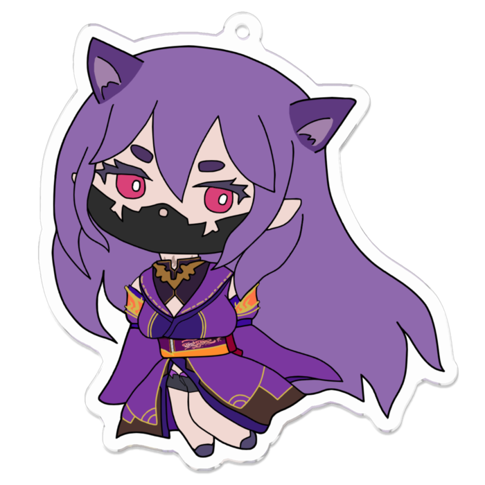 アクリルキーホルダー - 70 x 70 (mm)