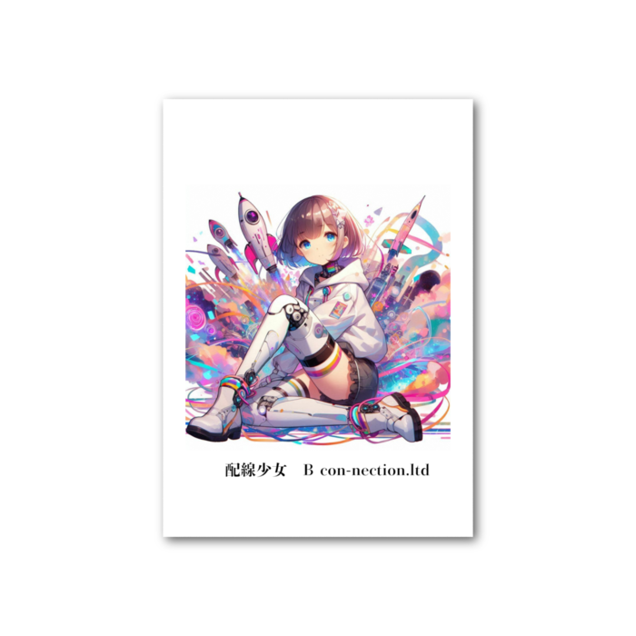 フォト風カード - 縦 - 片面