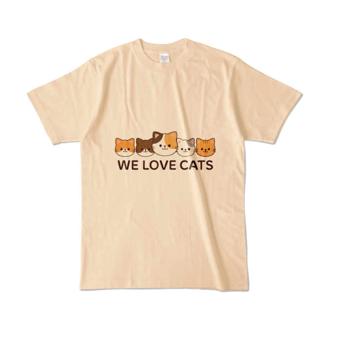 カラーTシャツ - L - ナチュラル (淡色)