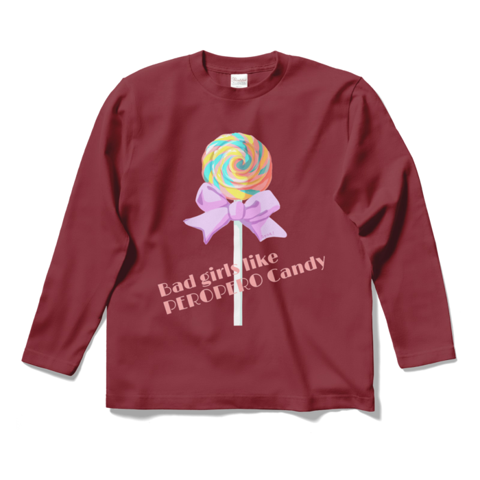 ロングスリーブTシャツ - S - バーガンディ