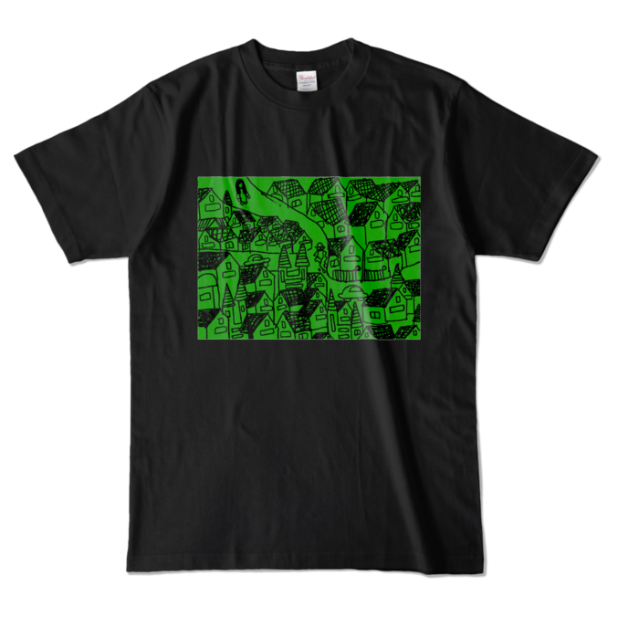 カラーTシャツ - L - ブラック (濃色)