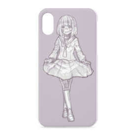 創作セーラー服女子 Iphoneケース おそるおそる Booth