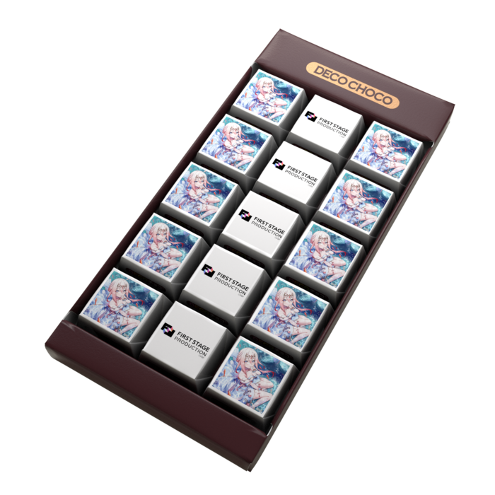 DECOチョコ - 列ごとにデザイン