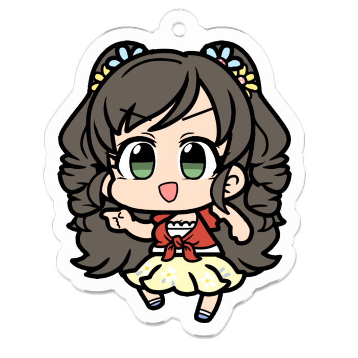 アクリルキーホルダー - 50 x 50 (mm)