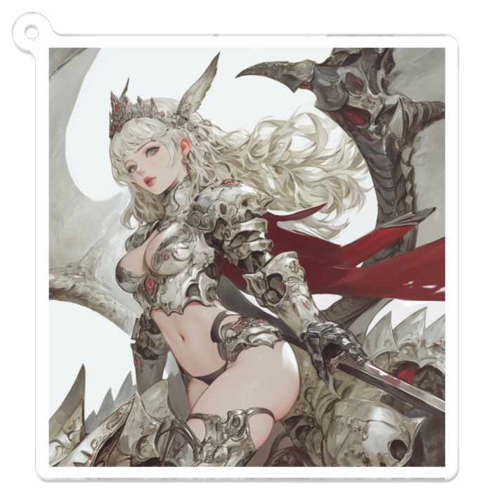 アクリルキーホルダー - 70 x 70 (mm)
