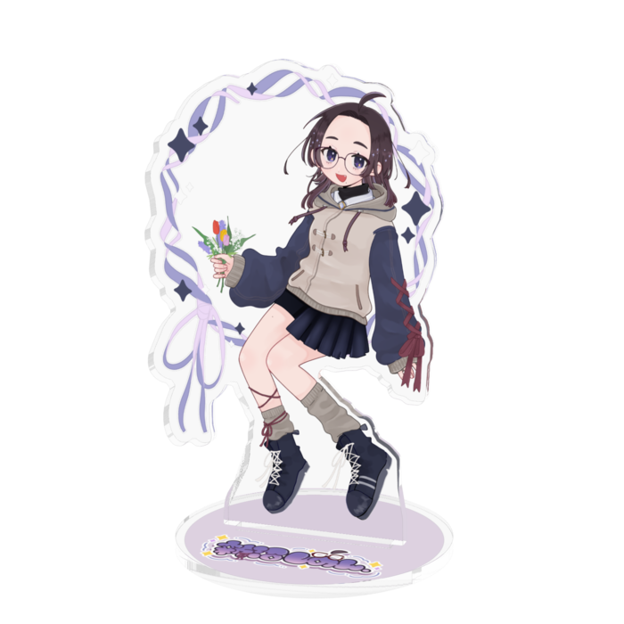 おリボン しのん - 100x100mm