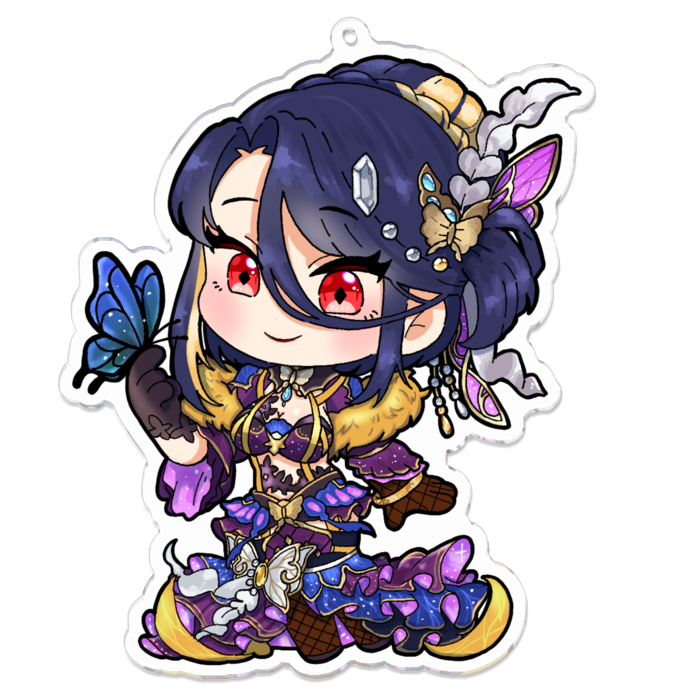 アクリルキーホルダー - 100 x 100 (mm)