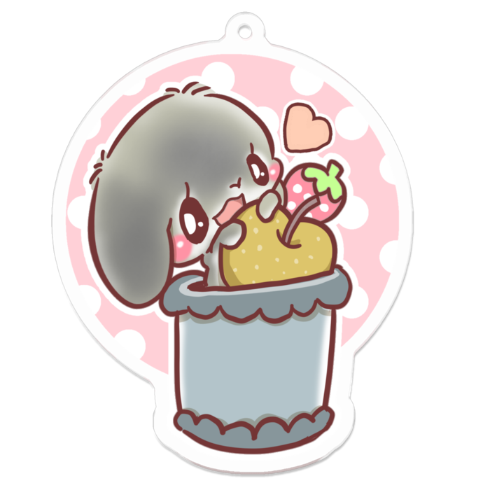 アクリルキーホルダー - 70 x 70 (mm)