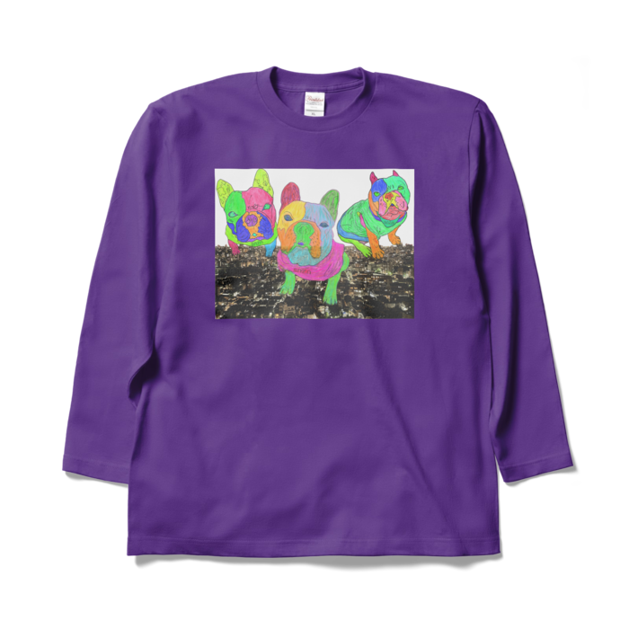 ロングスリーブTシャツ - XL - パープル