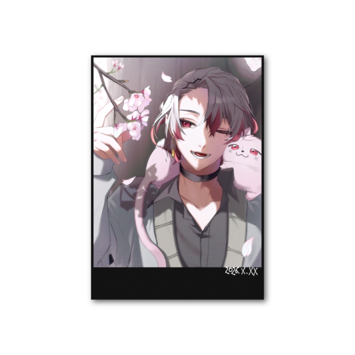 フォト風カード - 縦 - 片面