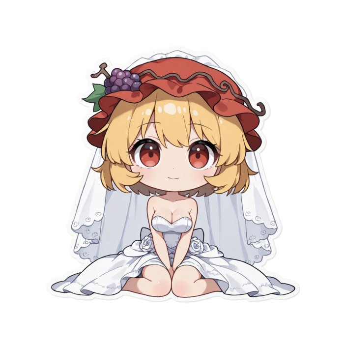 ステッカー - 160 x 160 (mm)(キャラのみ)