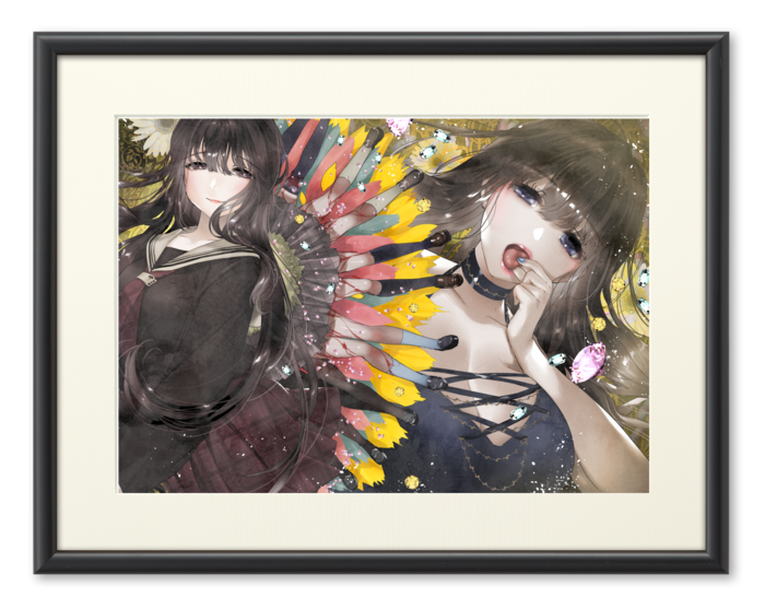 悪女 複製画 プリモアート 流血有り アつき熱帯夜 Web Shop Booth