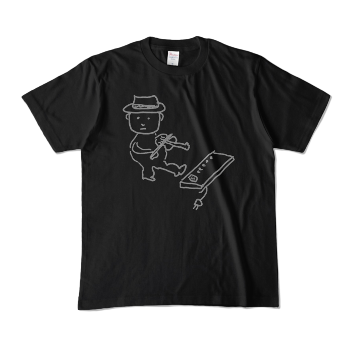 Tシャツ - M - ブラック (濃色)-キャラ大