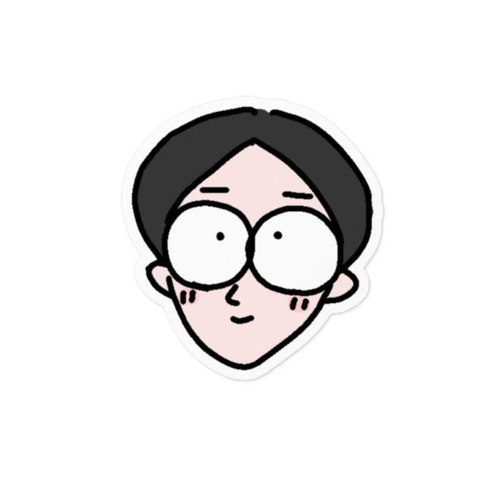 ステッカー - 100 x 100 (mm)