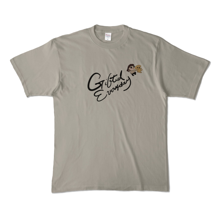 カラーTシャツ - XL - シルバーグレー (淡色)(3)