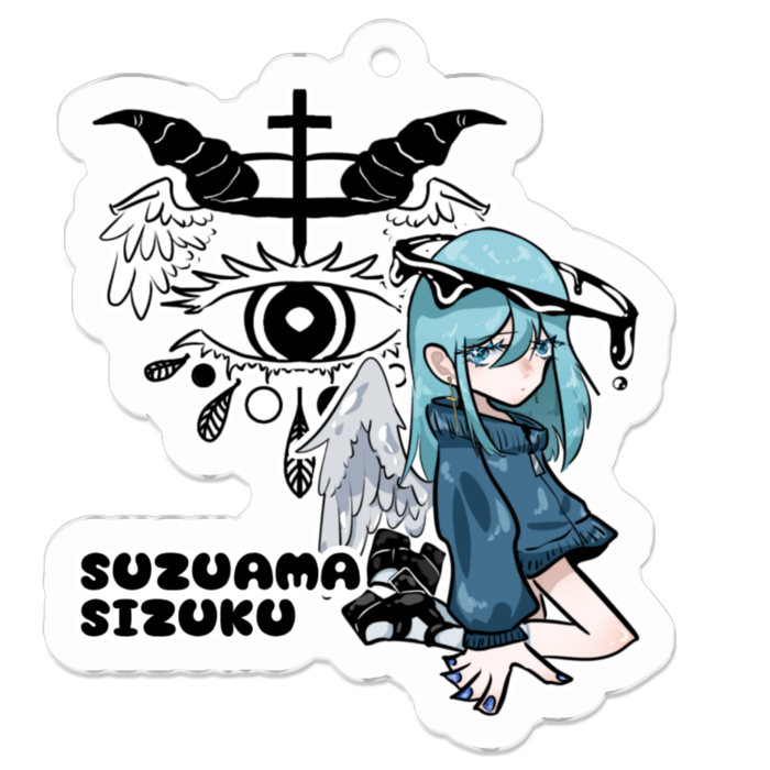 アクリルキーホルダー - 50 x 50 (mm)