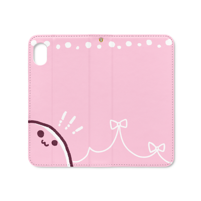 手帳型iPhoneケース（ベルトなし） - iPhone XR - ストラップ穴 あり