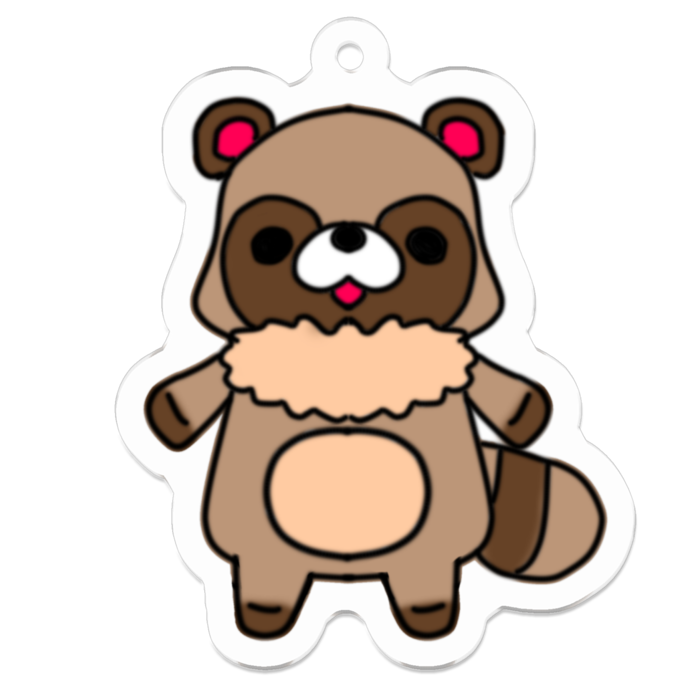 アクリルキーホルダー - 50 x 50 (mm)