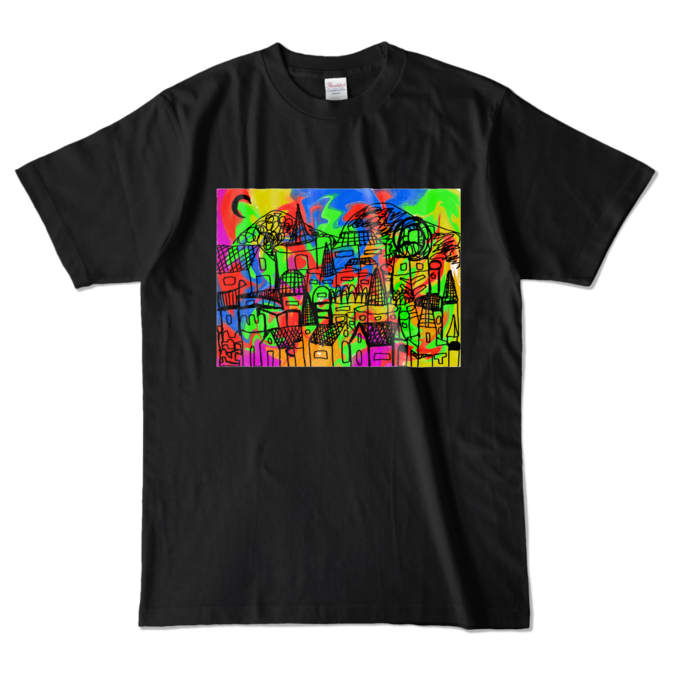 カラーTシャツ - L - ブラック (濃色)