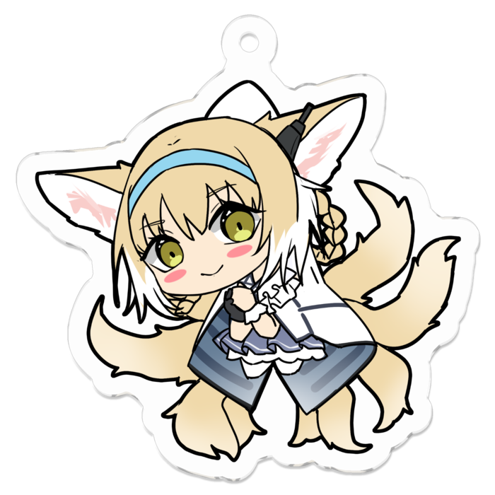 アクリルキーホルダー - 50 x 50 (mm)