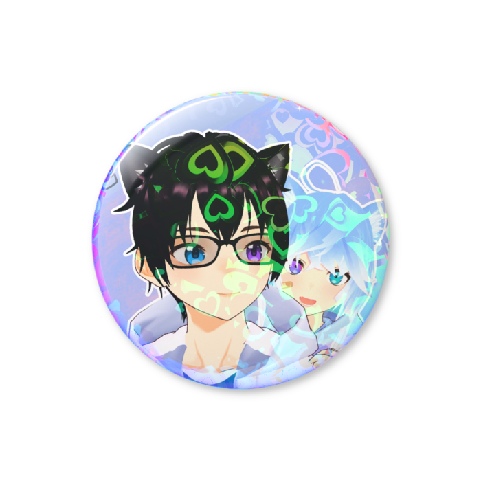 ホログラム缶バッジ - 32mm