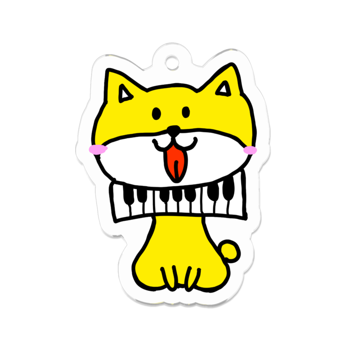 アクリルキーホルダー - 50 x 50 (mm)