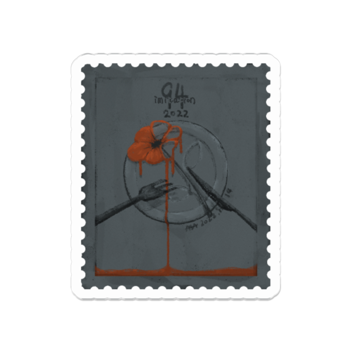 アクリルバッジ - 50 x 50 (mm)
