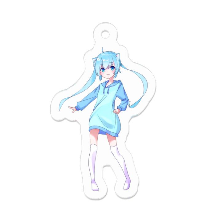 アクリルキーホルダー - 50 x 50 (mm)