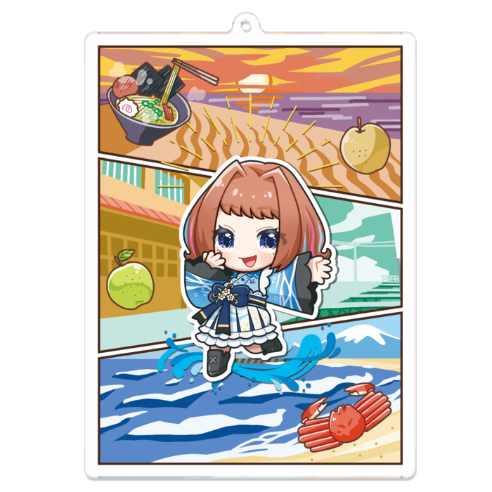 アクリルキーホルダー - W100 × 100mm 以内