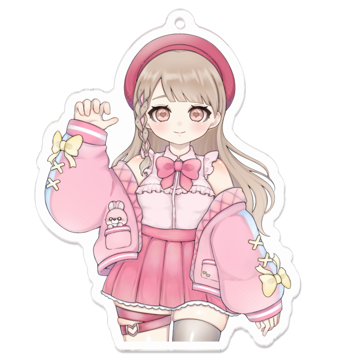 アクリルキーホルダー - 70 x 70 (mm)