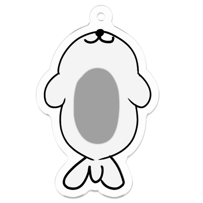 アクリルキーホルダー - 50 x 50 (mm)