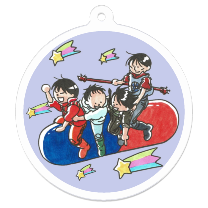 アクリルキーホルダー - 50 x 50 (mm)