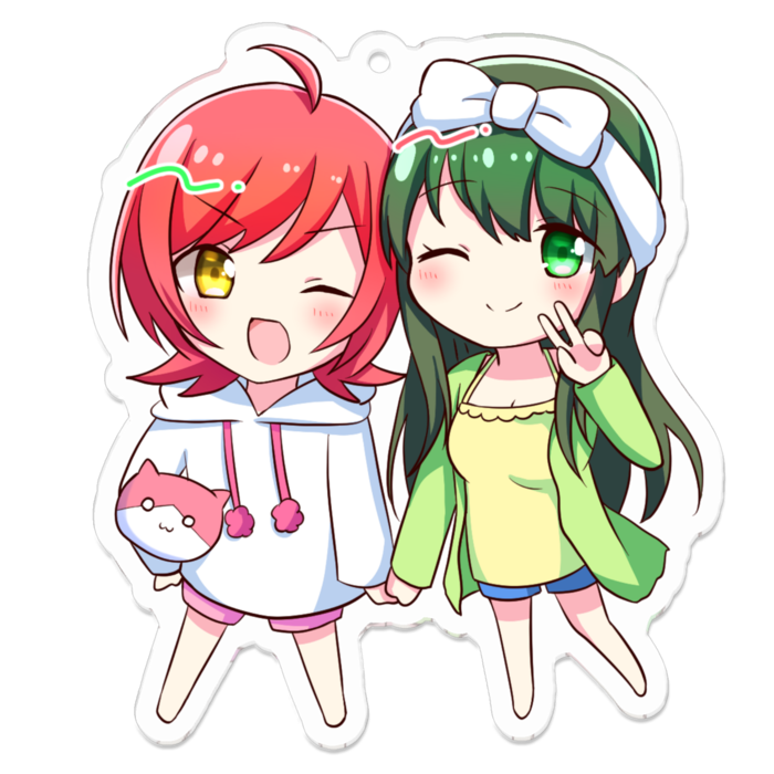 アクリルキーホルダー - 70 x 70 (mm)