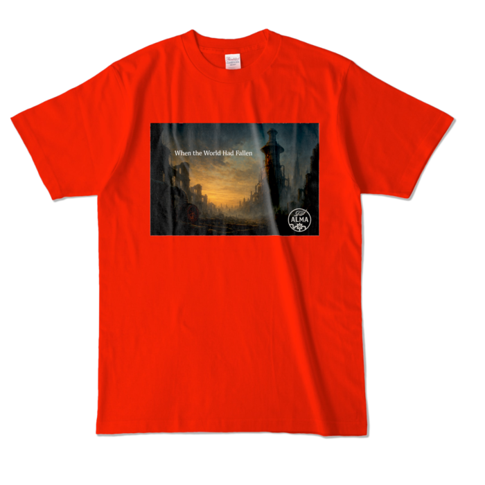 カラーTシャツ - L - レッド (濃色)