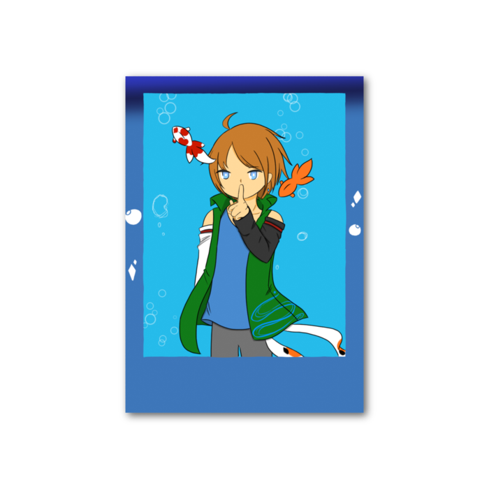 フォト風カード - 縦 - 片面