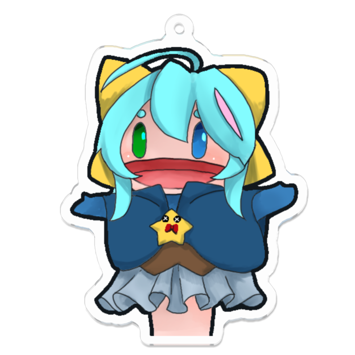 アクリルキーホルダー - 70 x 70 (mm)