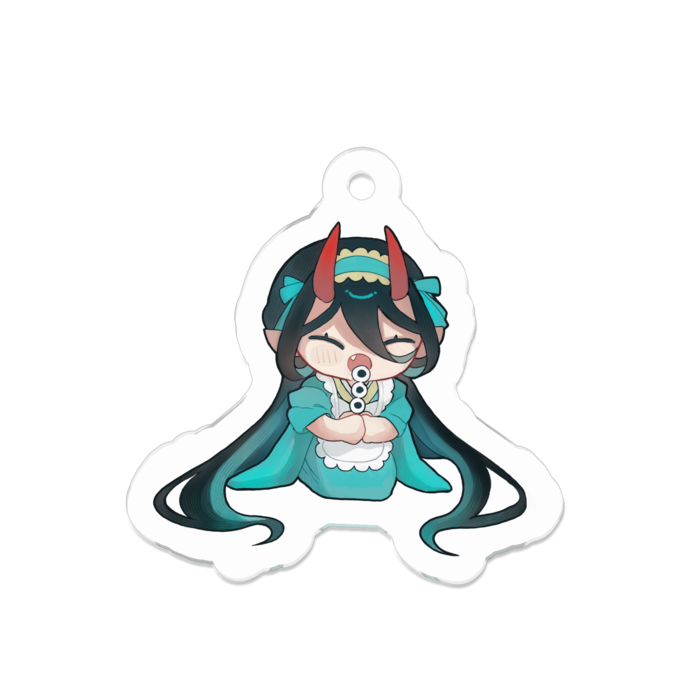 アクリルキーホルダー（コーティング） - 50 x 50 (mm)
