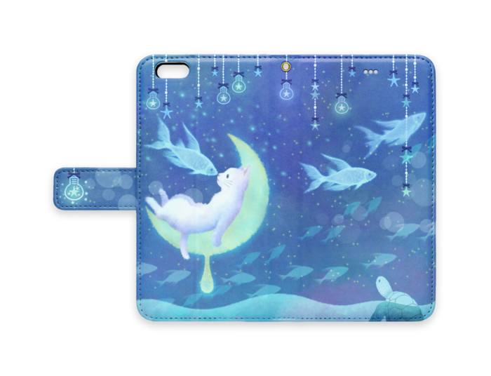 手帳型iPhoneケース - iPhone 6 Plus / 6s Plus - ストラップ穴 あり