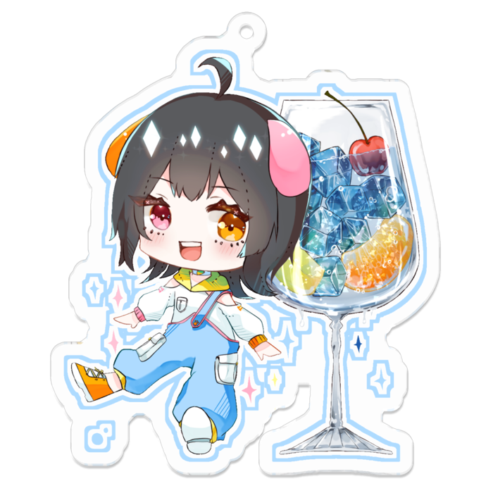 アクリルキーホルダー - 70 x 70 (mm)