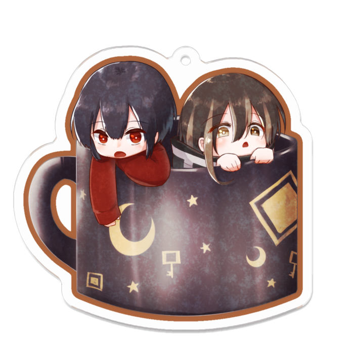 アクリルキーホルダー - 70 x 70 (mm)