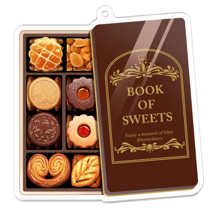 クッキーアクリルキーホルダー - 70 x 70 (mm)(1)