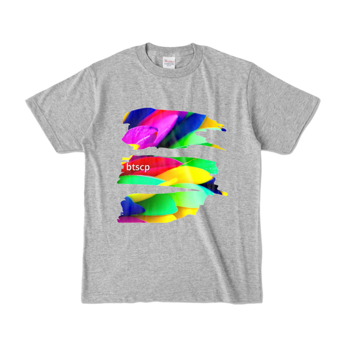 カラーTシャツ - S - 杢グレー (濃色)