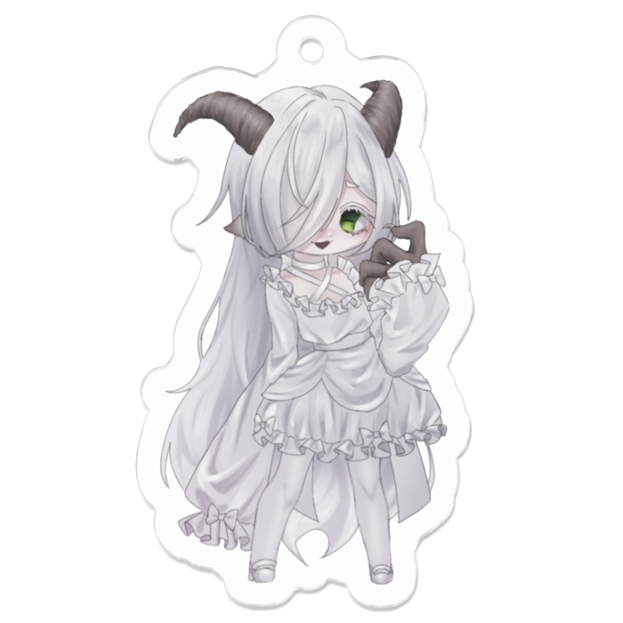 エル アクリルキーホルダー - 50 x 50 (mm)