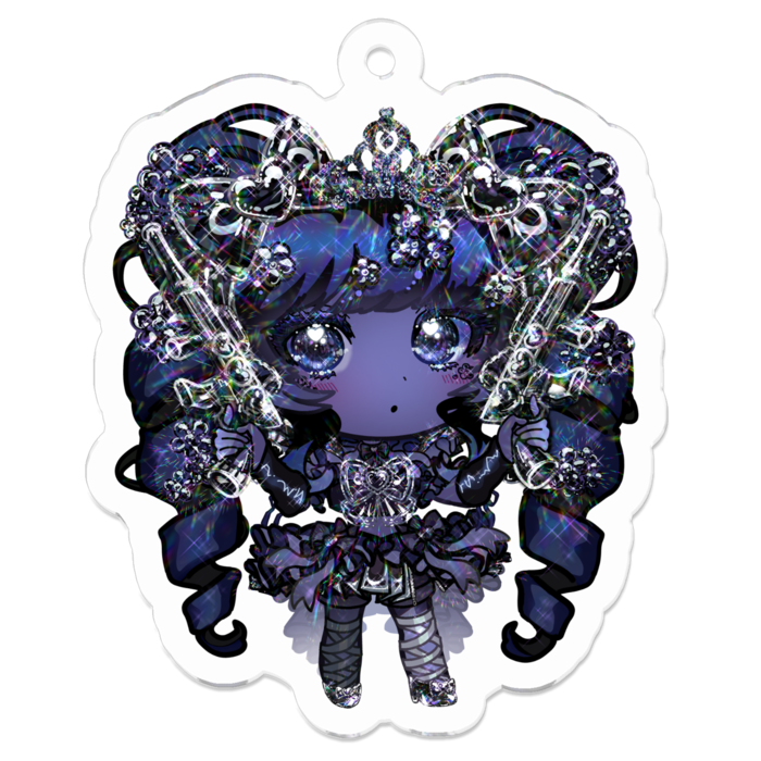 アクリルキーホルダー - 50 x 50 (mm)